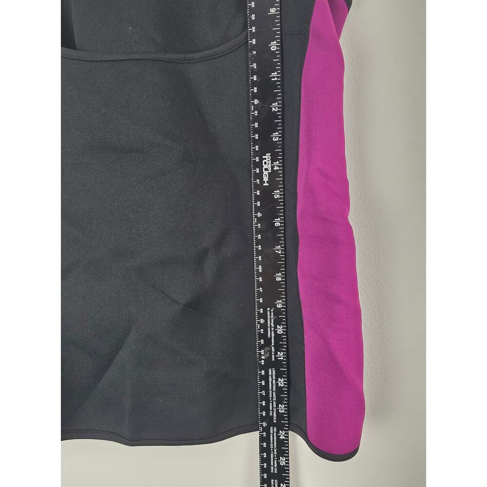 Slim‎ & Trim Hourglass Slimming Tank L Womens Black Purple Neoprene Workout - Picture 8 of 8